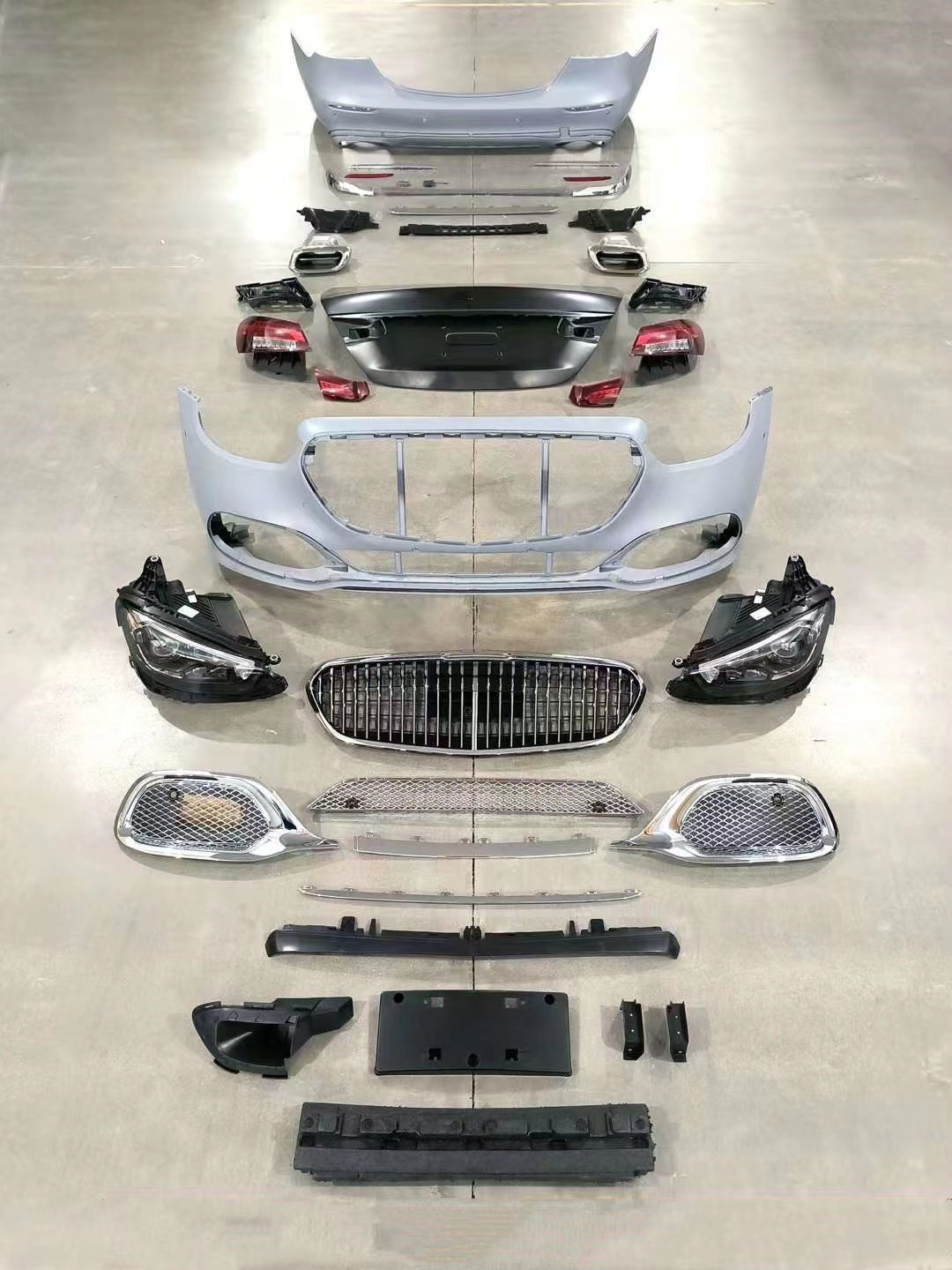 W213 16-20 Upgrade to New MAYBACH Style Car Body Kit Car Accessories Modification